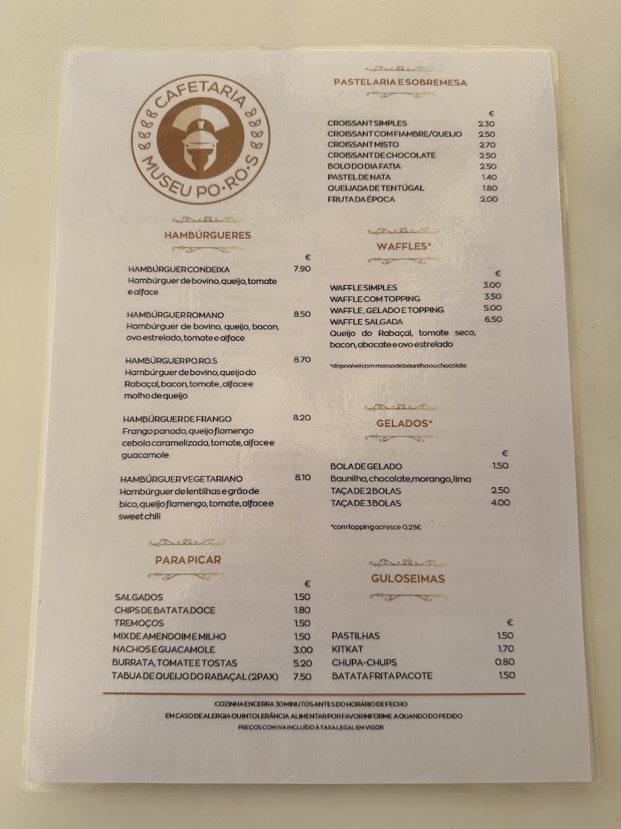 The Museum cafeteria PO.RO.S- Menu - 3