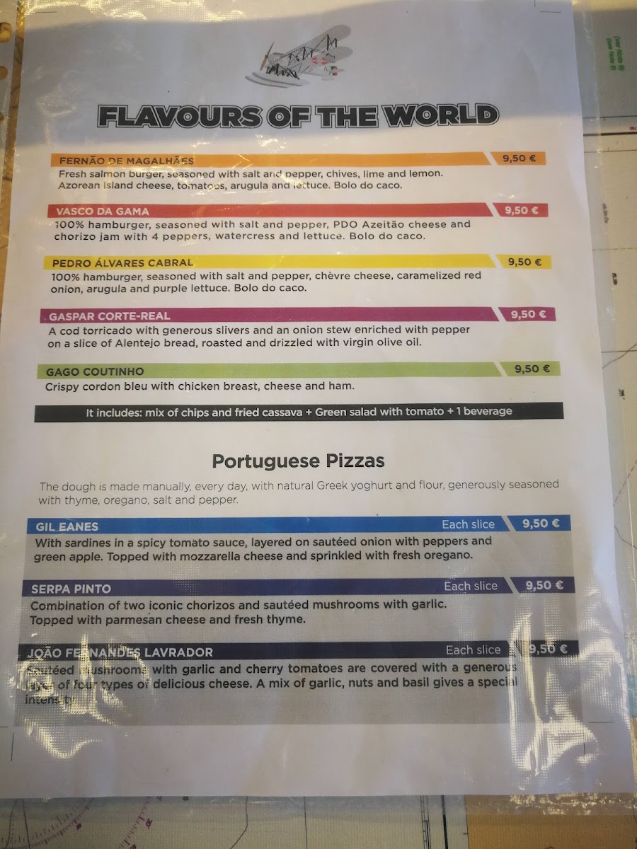 Cafetaria do Museu de Marinha- Menu - 1