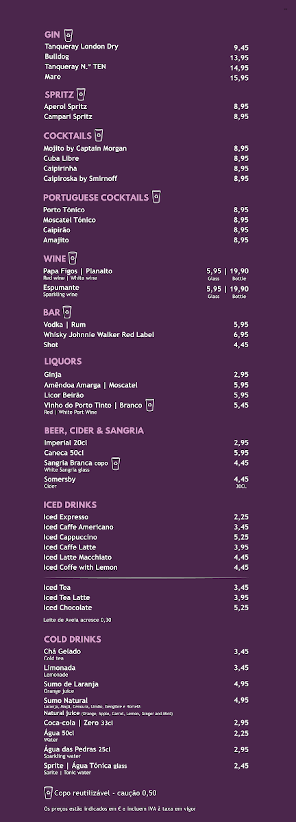 Quiosque Lisboa - Praca das Flores- Menu - 2