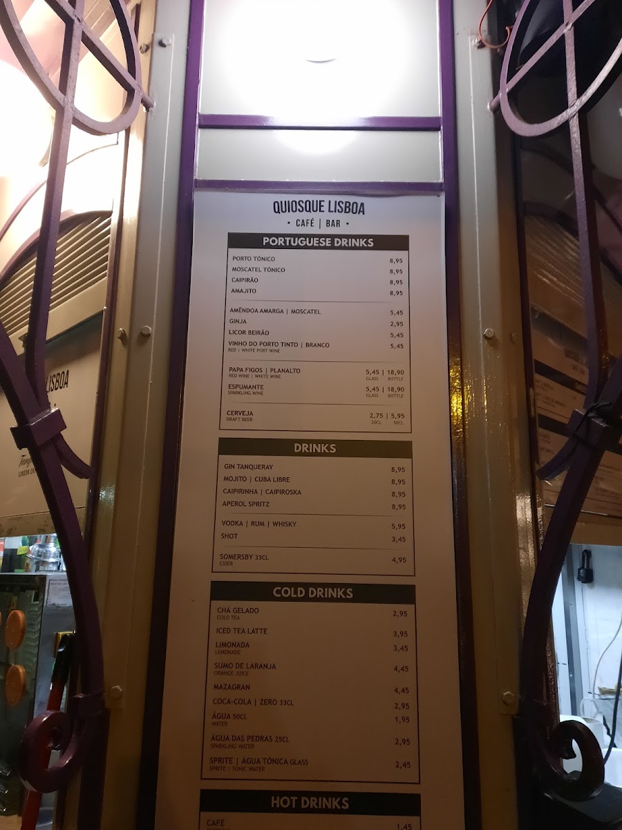 Quiosque Lisboa - Praca das Flores- Menu - 5