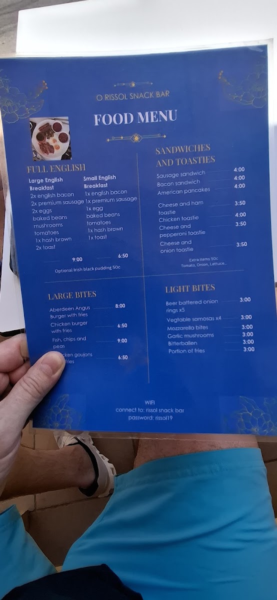 Cafe o Rissol- Menu - 2